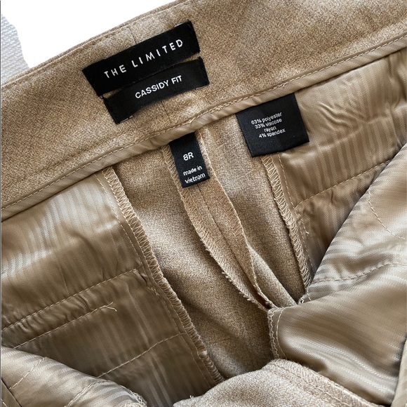 The Limited Beige Dress Pants Size 8R - Picture 4 of 5